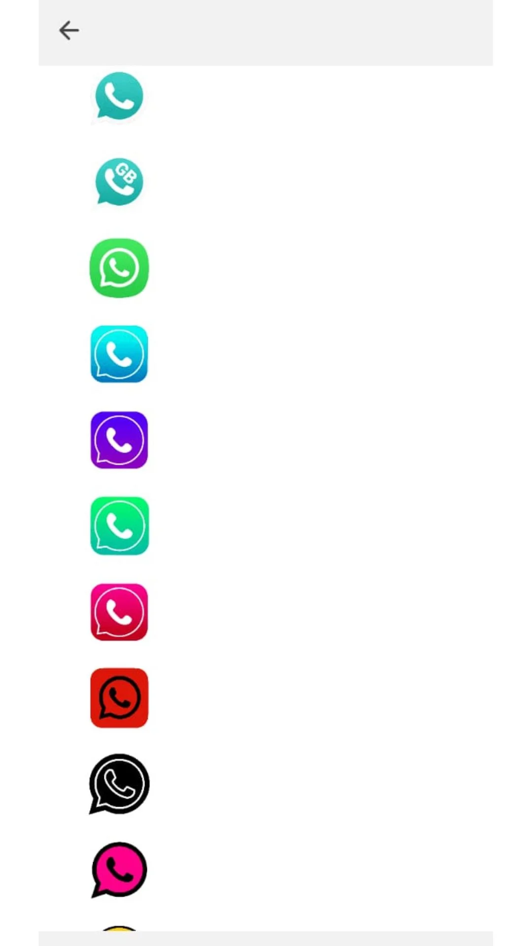 gbwhatsapp icon customization